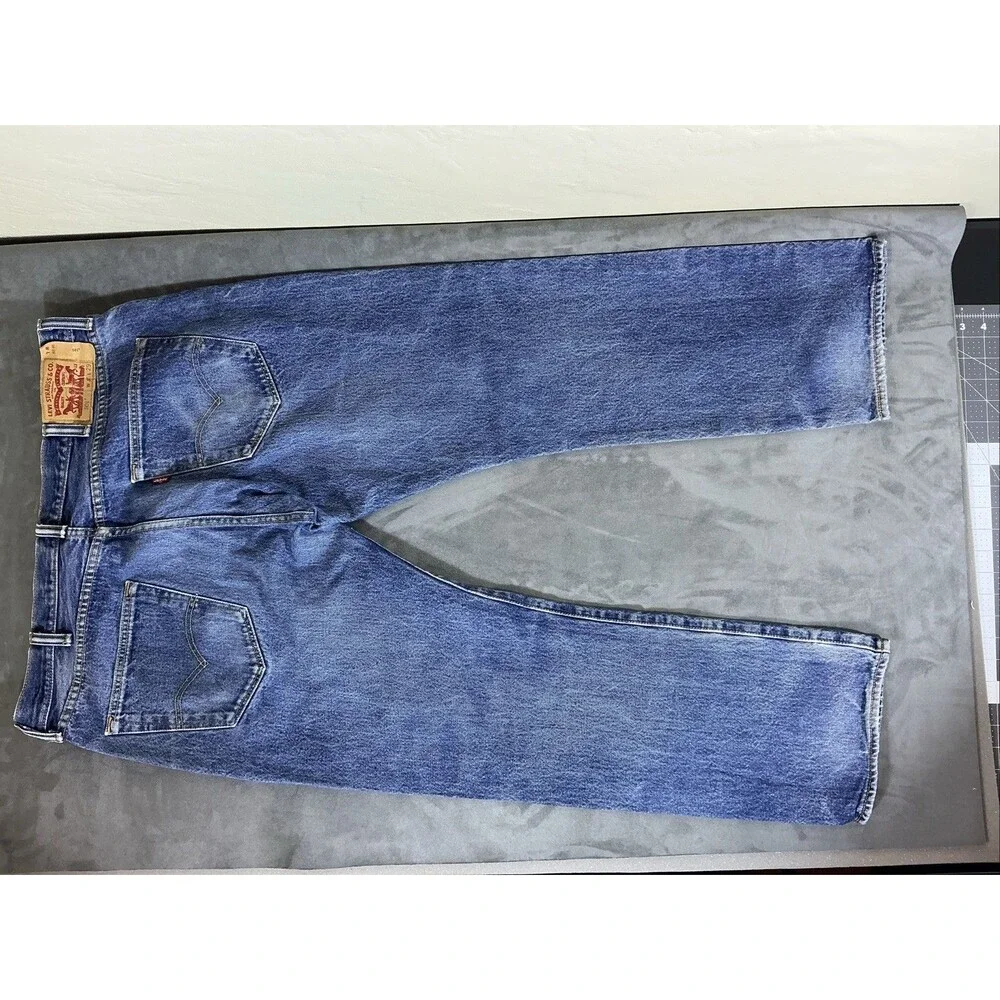 Levi's 501 Men's Original Fit Blue Jeans 38x29 Button Fly Made In Mexico